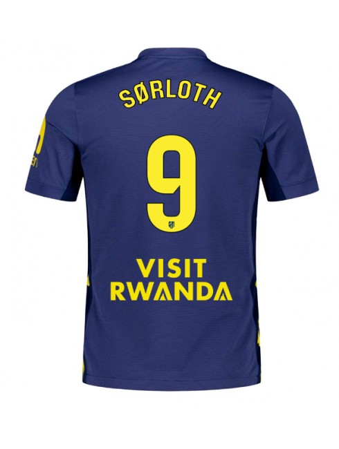 Atletico Madrid Alexander Sorloth #9 Auswärtstrikot 2025-26 Kurzarm Atletico Madrid Alexander Sorloth #9 Auswärtstrikot 2025-26 Kurzarm